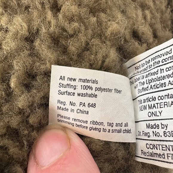 Cracker Jack VTG Sailor Teddy Bear North American Bear 1991 Stuffed Plush 11” - Picture 6 of 11